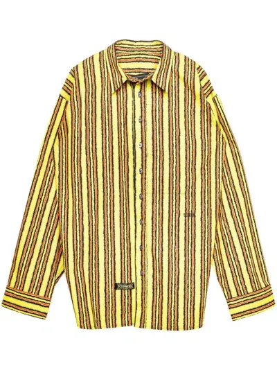 Spencer Badu Yellow Printed Shirt