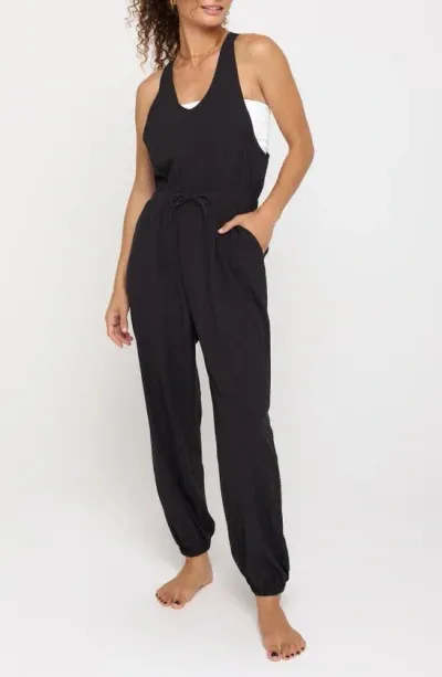 Spiritual Gangster Emmy Sleeveless Jumpsuit In Black