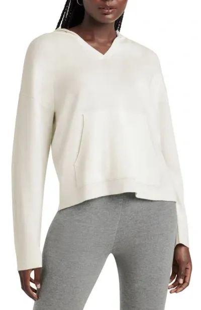 Splendid Sydney Knit Hoodie In Pale Oak