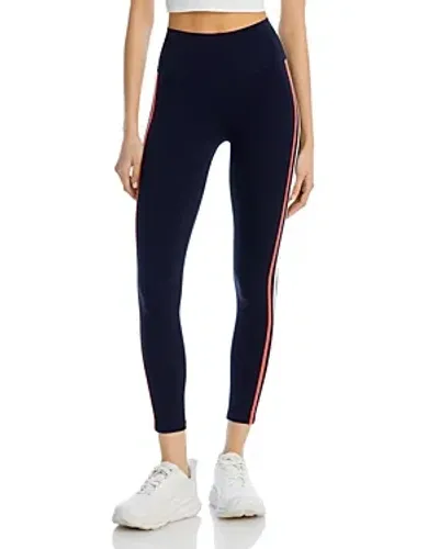 Splits59 Ella High-waisted Airweight 7/8 Leggings In Indigo Melon