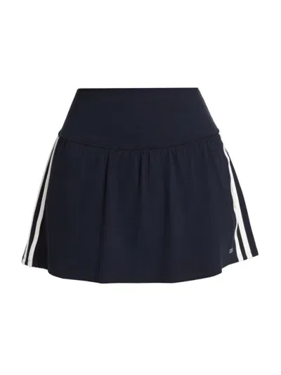 Splits59 Airweight High Waisted Skort In Indigo White