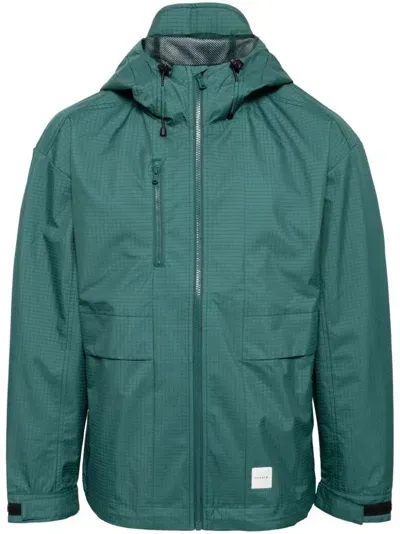 Sport B. By Agnès B. Hooded Windbreaker In Green