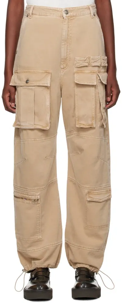 Sportmax Beige Vanda Jeans In 003 Camel