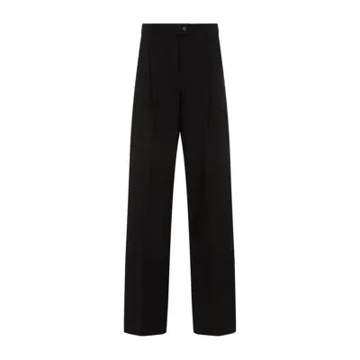 Sportmax Button Detailed Straight Leg Pants In  Nero