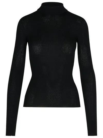 Sportmax Flavia Black Virgin Wool Sweater