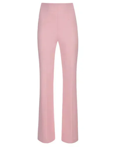 Sportmax High Waist Straight Leg Pants In Pink