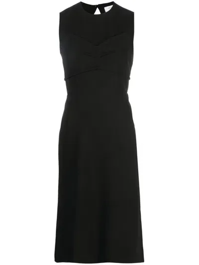 Sportmax Open-back Sleeveless Dress In Black