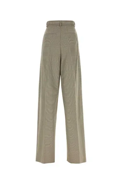 Sportmax Embroidered Stretch Nylon Blend Xero Pant In Checked