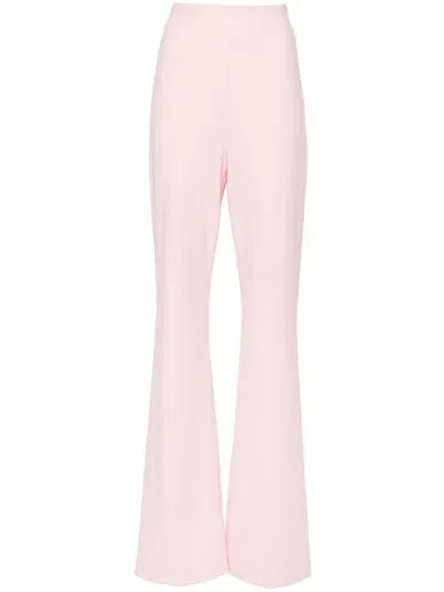 Sportmax Pre High Waisted Trousers In Pink