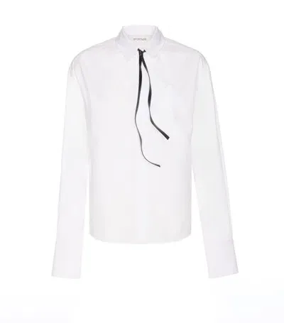 Sportmax Shirts In Optical White