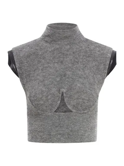 Sportmax Sweater In Grey