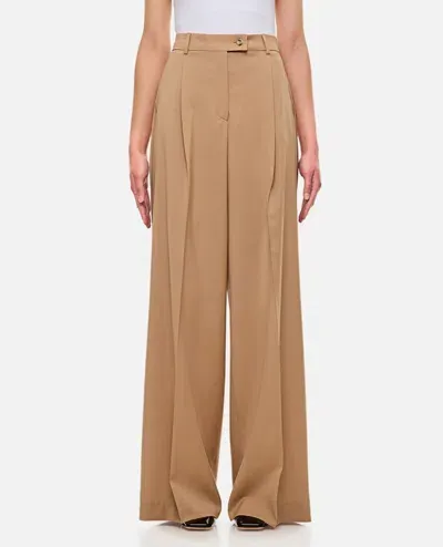 Sportmax Vela Cropped Pants In Beige