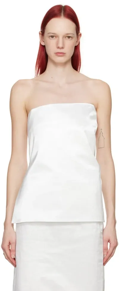 Sportmax White Adda Camisole In 1 White