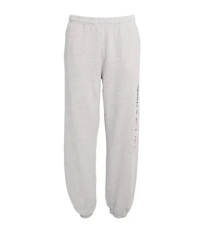 Sporty And Rich Cotton-blend Starter Sweatpants In Grey