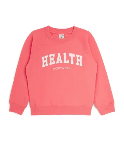 Sporty And Rich Kids' Health Ivy Sweatshirt In Pink