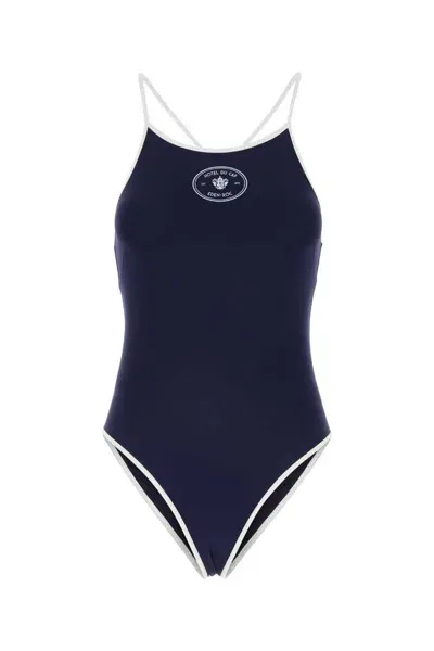 Sporty And Rich Eden Crest Bathing Suit-l Nd Sporty & Rich Female In Blue