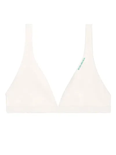 Sporty And Rich Jane Bikini Top In Nude