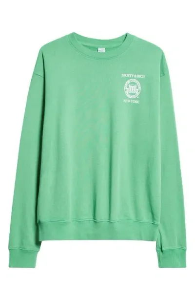 Sporty And Rich Sporty & Rich Ny Resort Sweatshirt In Verde