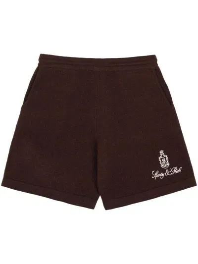 Sporty And Rich Sporty & Rich Pants & Shorts In Chocolate