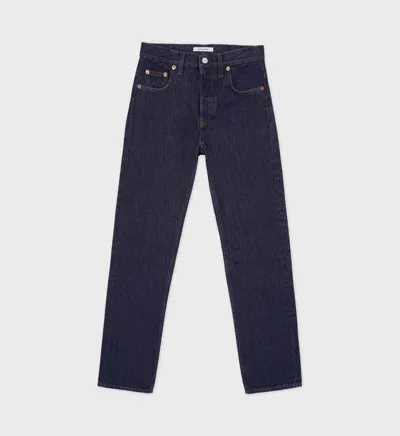 Sporty And Rich Vintage Straight Leg Jeans In One Wash Navy