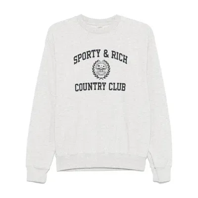 Sporty And Rich Sporty & Rich Sweaters In Grey