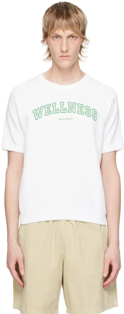 Sporty And Rich White 'wellness' Ivy T-shirt