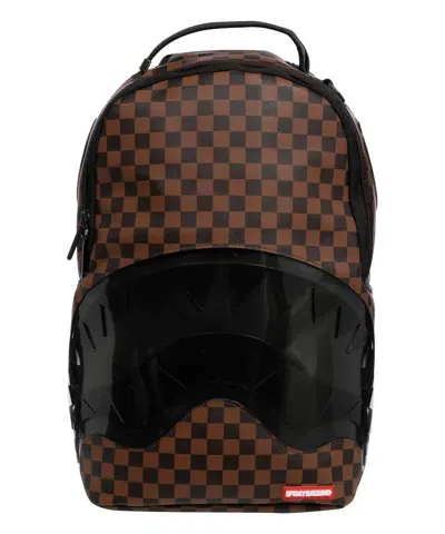 Sprayground Eyes Backpack In Brown