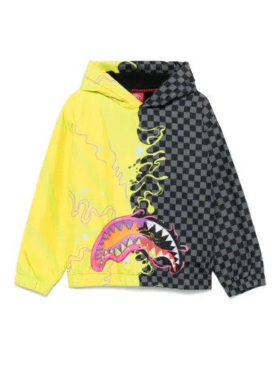 Sprayground Kid Kids' Splitweird Hoodie In Grey