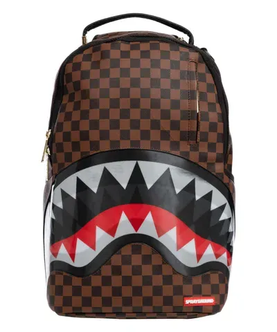 Sprayground Shark In Paris Backpack In Brown