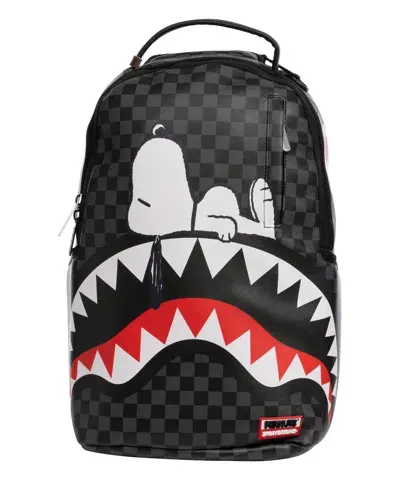 Sprayground Snoopy Chillin Backpack In Black