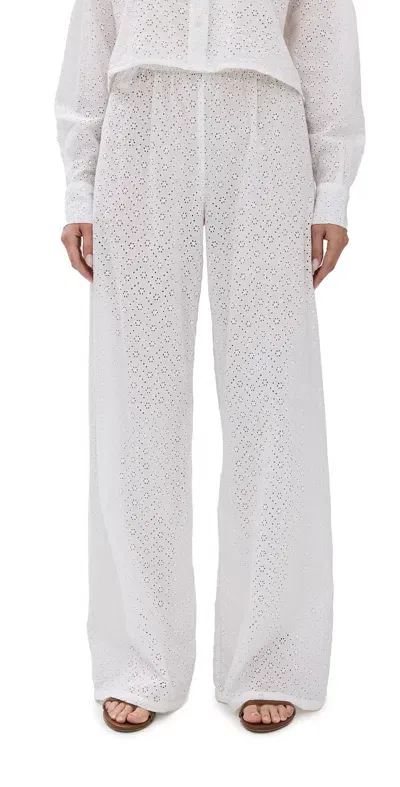 Sprwmn Pull On Pants White