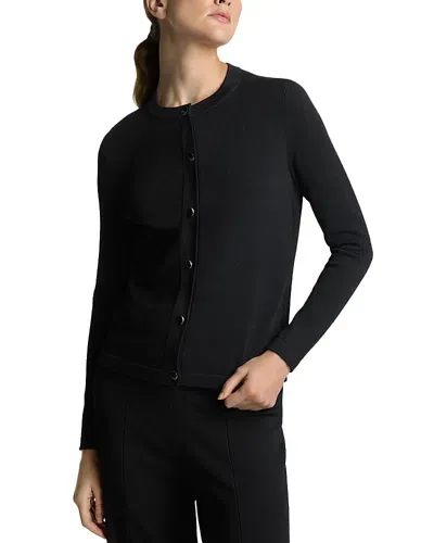 St John Santiago Knit Cardigan In Black