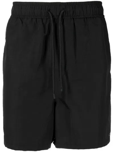 Stampd Logo-print Track Shorts In Schwarz