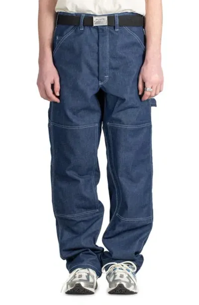 Stan Ray Baggy Straight Leg Painter Pants In Denim