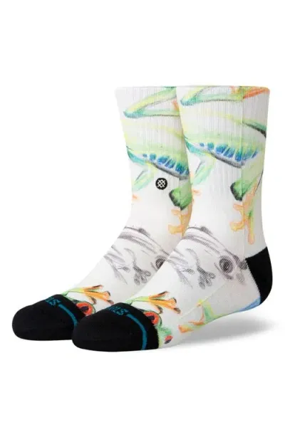 Stance Kids' Stick To It Crew Socks In Canvas