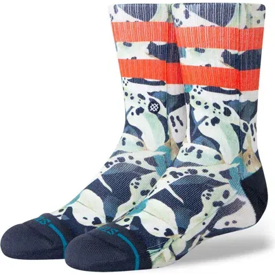 Stance Kids' Tubular Crew Socks In Teal