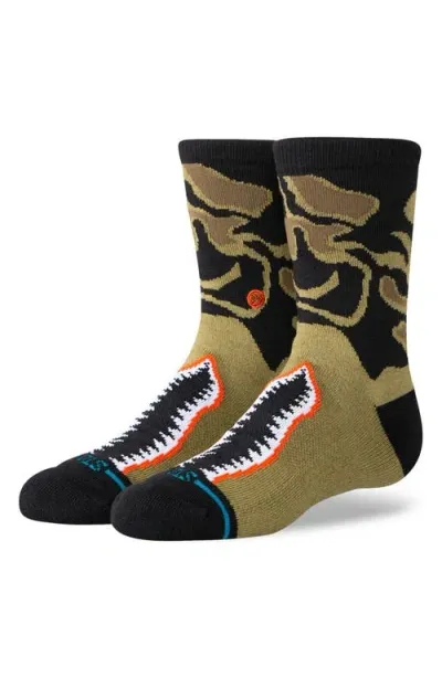 Stance Kids' Warbird Crew Socks In Green