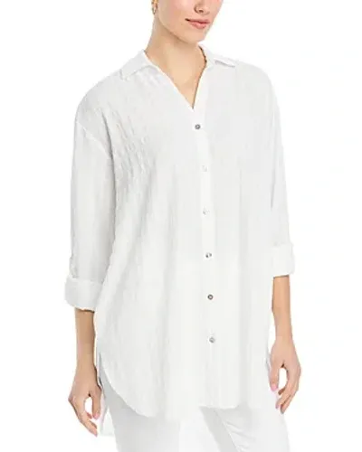 Status By Chenault Jacquard Knit Tunic In White