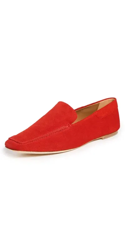 Staud Becks Soft Loafers Chili