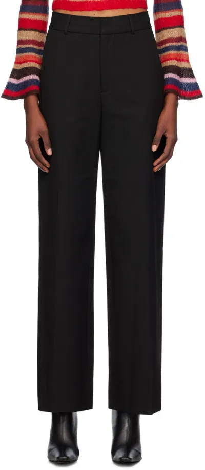 Staud Black Prince Trousers In Blk Black