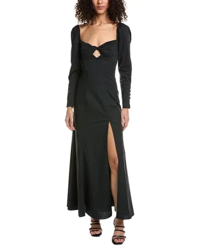 Staud Josephine Maxi Dress In Black