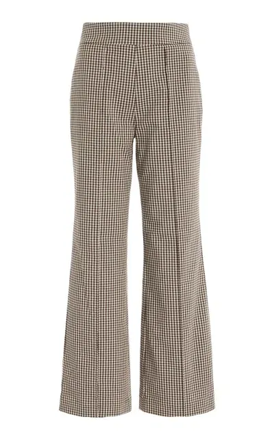 Staud Knack Pants In Brown