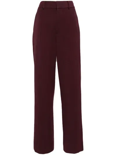 Staud Prince Suiting Trousers In Red