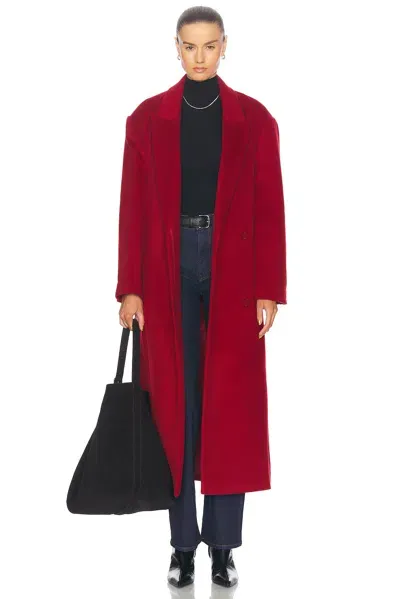 Staud Serge Coat In Rouge