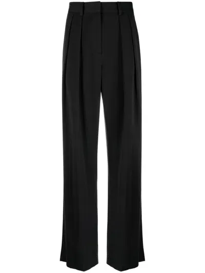 Staud Trousers With Logo In Black