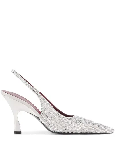 Stella Mccartney 90mm Elsa Pumps In Silver