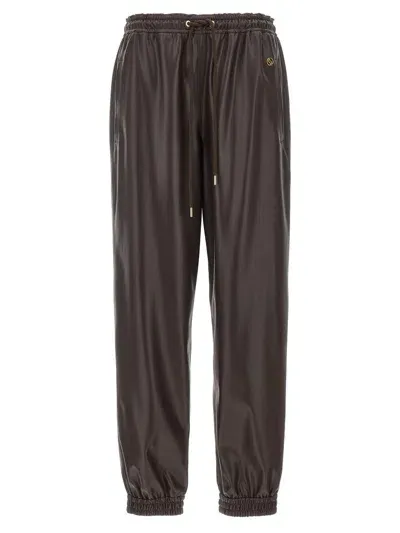 Stella Mccartney Alter Mat Joggers In Brown