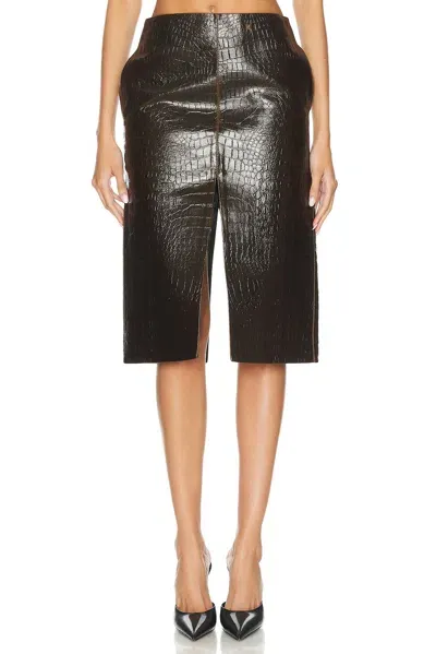 Stella Mccartney Altermat Skirt In Liquorice