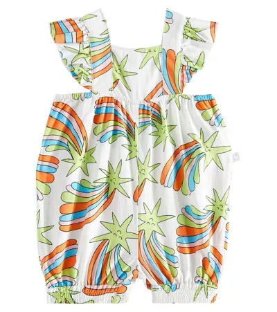 Stella Mccartney Baby Printed Playsuit In Multicoloured