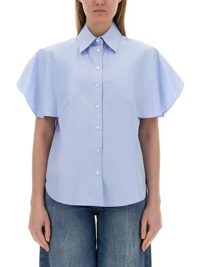 Stella Mccartney Buttoned Short In Blue